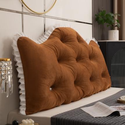 91家纺网 家纺一手货源 找家纺 （总）美达人2022新款水晶绒纯色床靠背安妮儿系列