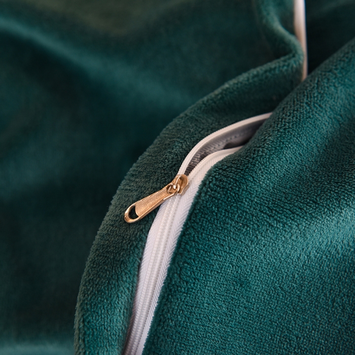 91家纺网 家纺一手货源 找家纺 甜之梦 2025新款毛巾绣牛奶绒被套 乖乖龙墨绿