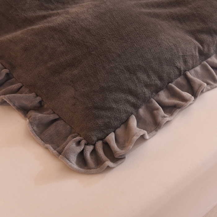 91家纺网 家纺一手货源 找家纺 甜之梦 2025新款毛巾绣牛奶绒被套 乖乖龙深灰