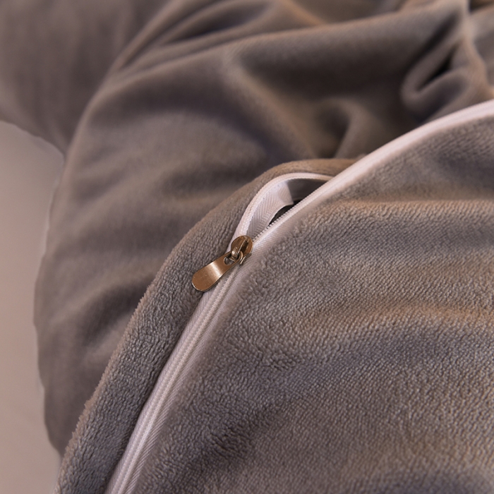 91家纺网 家纺一手货源 找家纺 甜之梦 2025新款毛巾绣牛奶绒被套 乖乖龙深灰