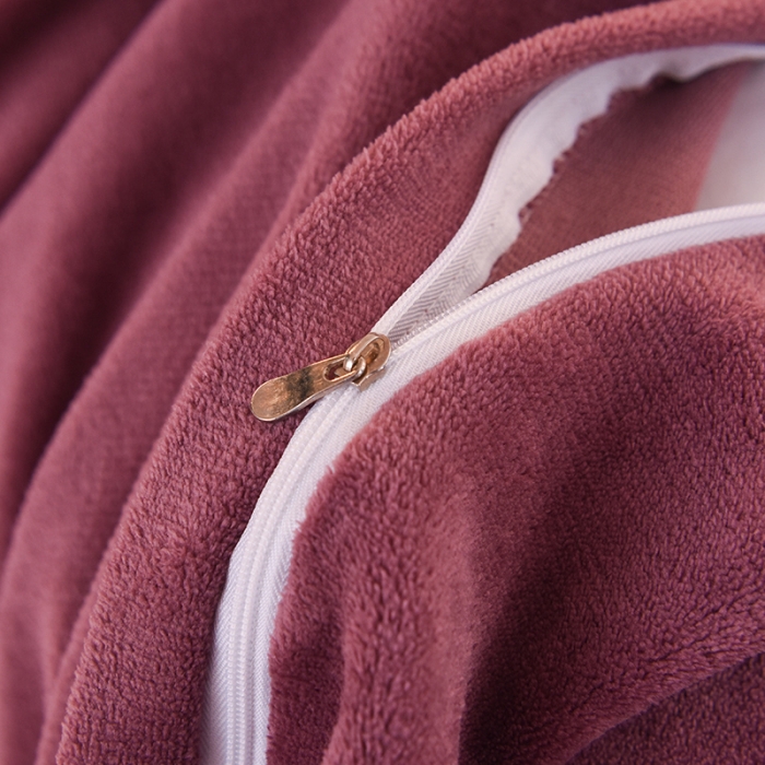 91家纺网 家纺一手货源 找家纺 甜之梦 2025新款毛巾绣牛奶绒被套 乖乖龙紫豆沙