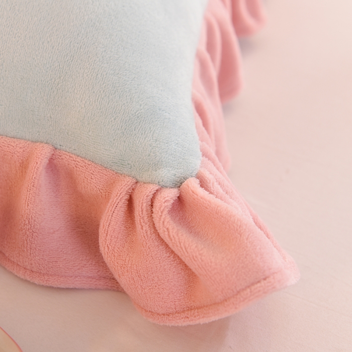 91家纺网 家纺一手货源 找家纺 甜之梦 2025新款毛巾绣牛奶绒枕套 48*74/对 满天星嫩绿