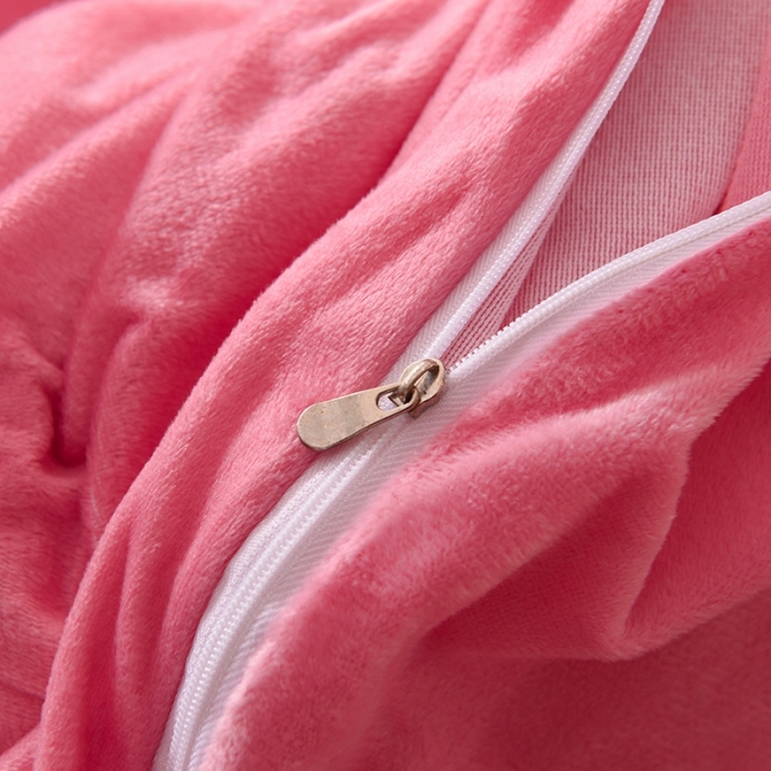 91家纺网 家纺一手货源 找家纺 甜之梦 2025新款水晶绒单品印花被套 彩虹女孩