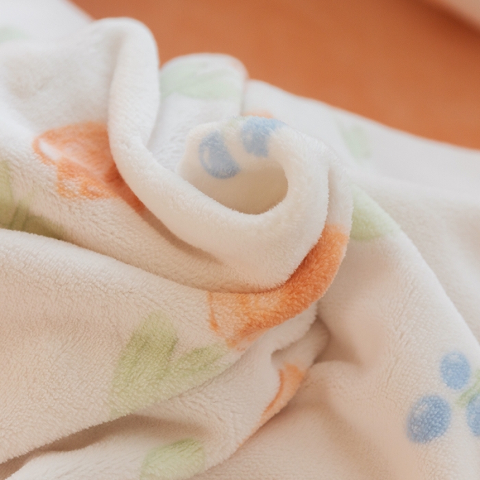 91家纺网 家纺一手货源 找家纺 千朵2022新款牛奶绒系列四件套 郁金香-橙