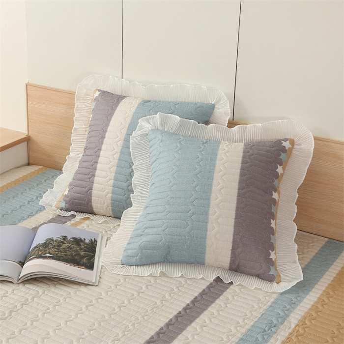 91家纺网 家纺一手货源 找家纺 美优兰 2025新款全棉防滑榻榻米炕垫纯棉床盖三件套西蒙