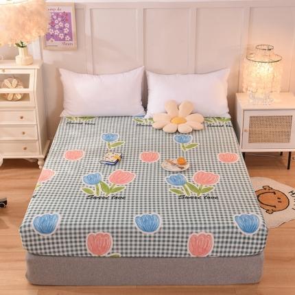 91家纺网 家纺一手货源 找家纺 （总）甜之梦 2025新款水晶绒单品印花床笠