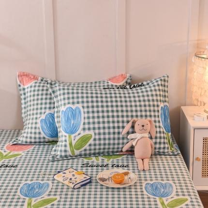 91家纺网 家纺一手货源 找家纺 （总）甜之梦 新款水晶绒单品印花枕套48*74/对