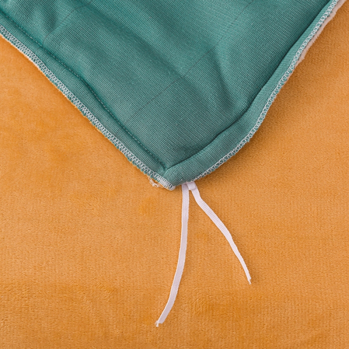 91家纺网 家纺一手货源 找家纺 芃成 2022新款加厚保暖牛奶绒绣花四件套 芭蕾女孩  玛瑙绿