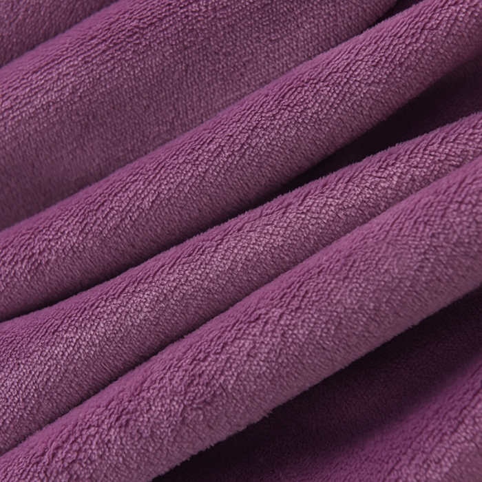 91家纺网 家纺一手货源 找家纺 芃成 2022新款加厚保暖牛奶绒绣花四件套 芭蕾女孩  玫瑰紫