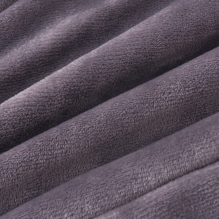 91家纺网 家纺一手货源 找家纺 芃成 2022新款加厚保暖牛奶绒绣花四件套 芭蕾女孩  紫灰