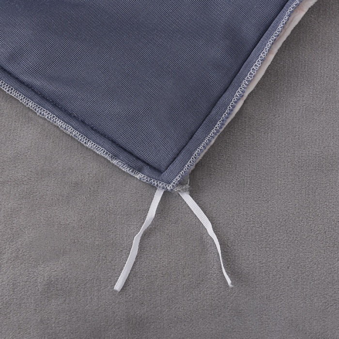 91家纺网 家纺一手货源 找家纺 芃成 2022新款加厚保暖牛奶绒绣花四件套 芭蕾女孩 宝石蓝