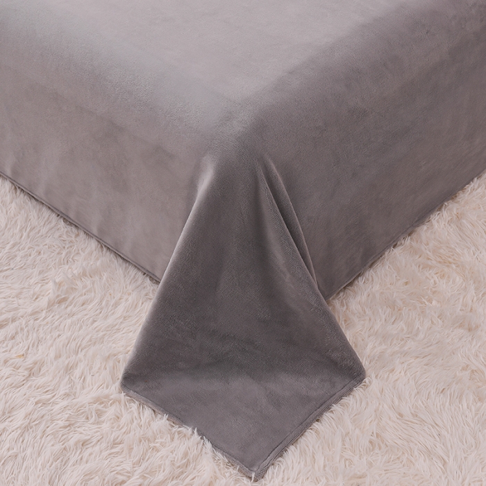 91家纺网 家纺一手货源 找家纺 芃成 2022新款加厚保暖牛奶绒绣花四件套 芭蕾女孩 宾利兰