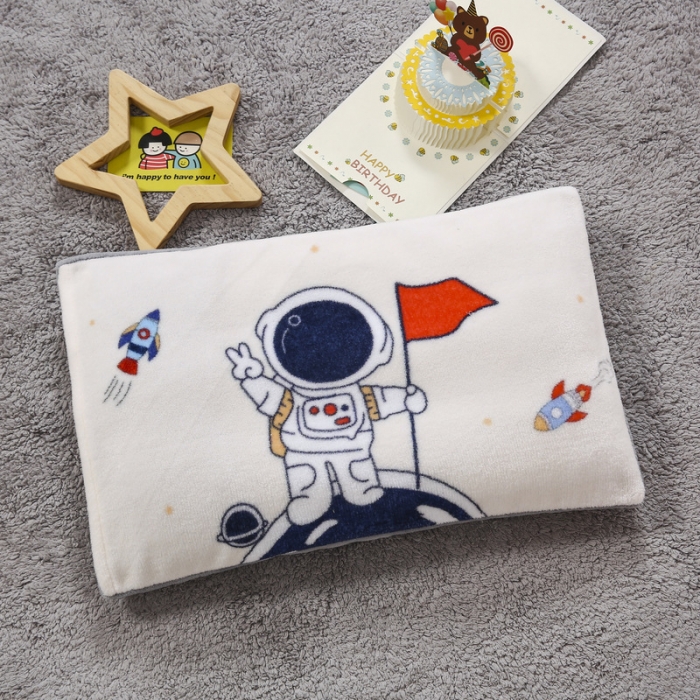 91家纺网 家纺一手货源 找家纺 鱼宝 2022新款大版牛奶绒婴童套件 太空人