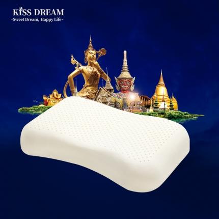 2022彩象新款泰国原装进口带溯源码K3蝴蝶乳胶枕枕芯枕头