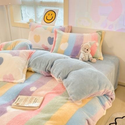 91家纺网 家纺一手货源 找家纺 （总）川悦生活 2022新款立体雪花绒单被套