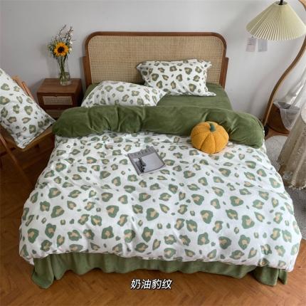 91家纺网 家纺一手货源 找家纺 （总）源启生活 2022新款230g全消光高克重牛奶绒四件套