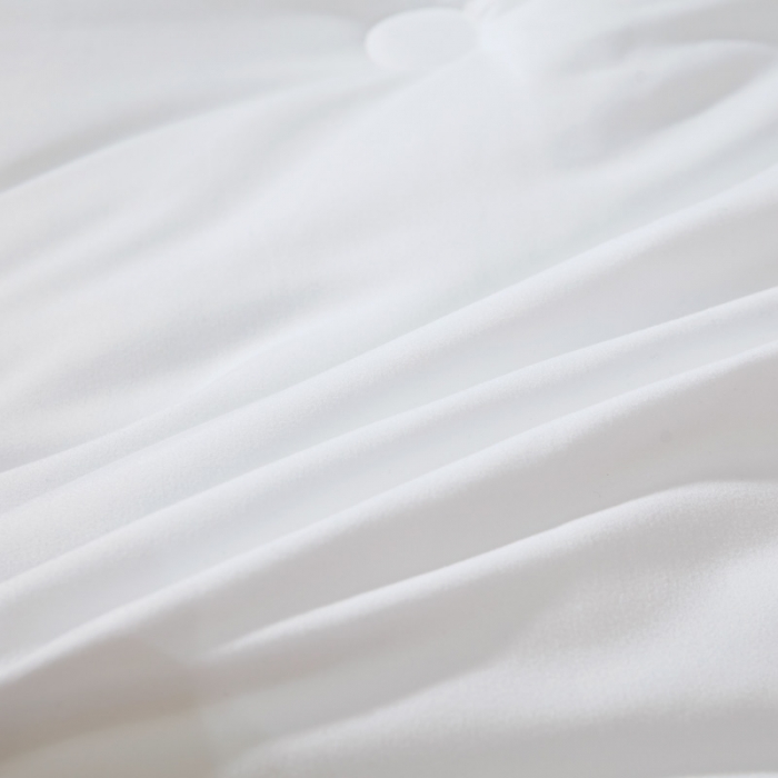 91家纺网 家纺一手货源 找家纺 天瑜家纺 2023洛卡棉冬被秋冬被子丝棉被芯 白色