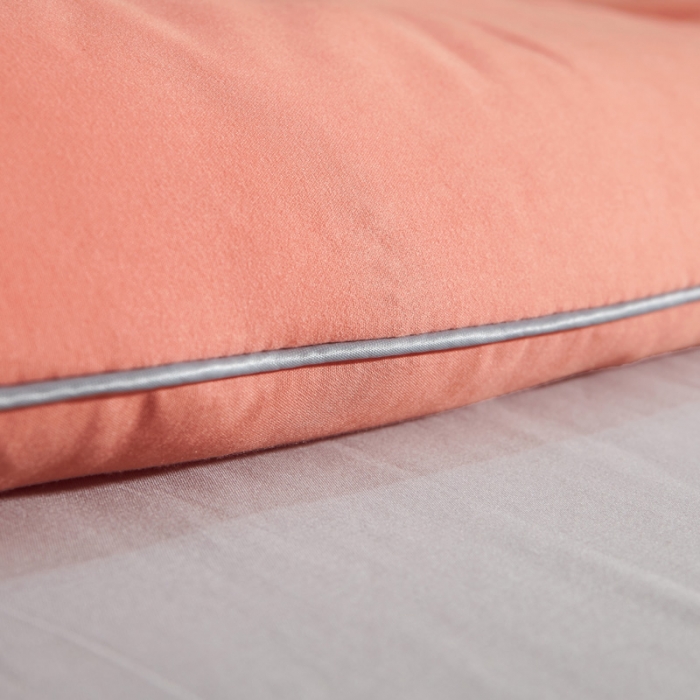 91家纺网 家纺一手货源 找家纺 天瑜家纺 2023洛卡棉冬被秋冬被子丝棉被芯 桔色