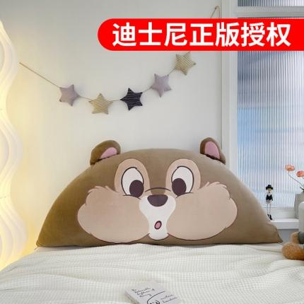 乐坊 2024迪士尼网红草莓熊抱枕床头靠垫软包 奇奇迪迪
