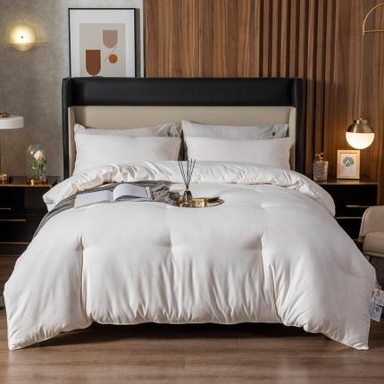 被靠被 2023新款桑蚕丝大豆纤维被系列 白色