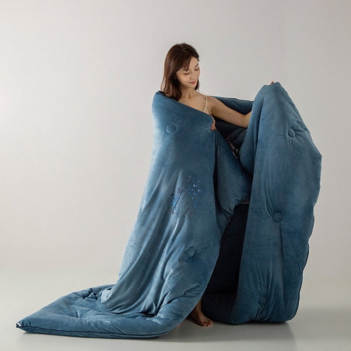 91家纺网 家纺一手货源 找家纺 （总）被靠被 2023新款石墨烯科技发热被子系列