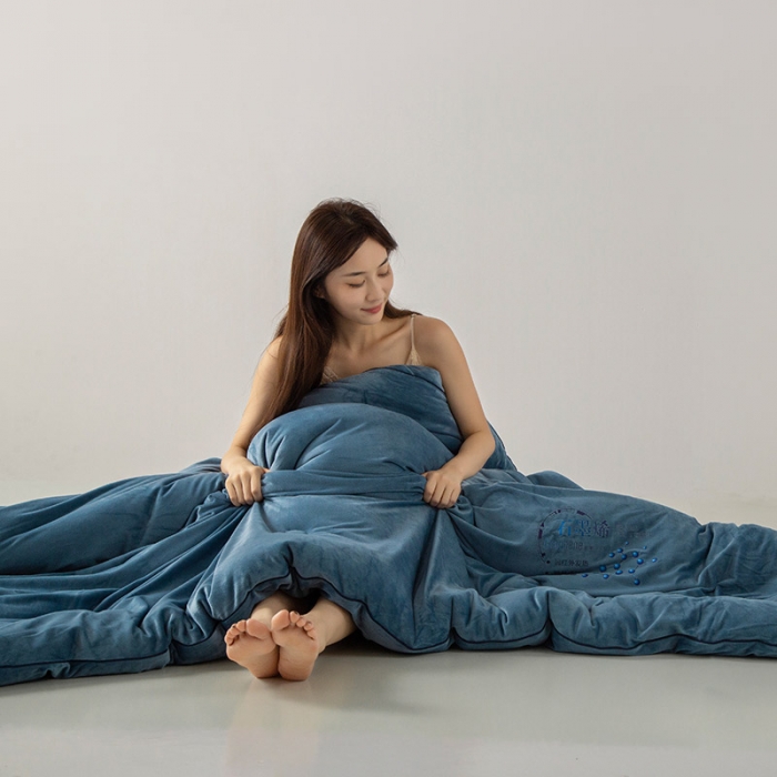 91家纺网 家纺一手货源 找家纺 （总）被靠被 2023新款石墨烯科技发热被子系列