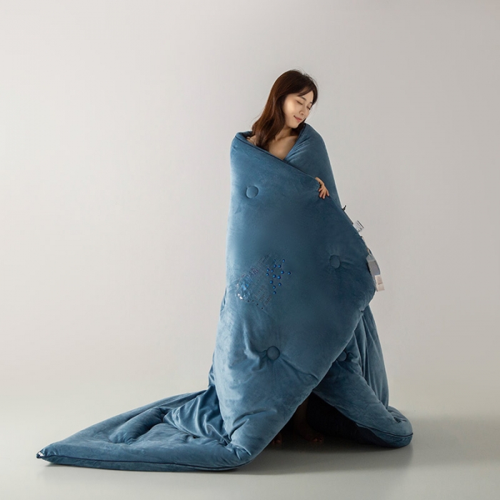 91家纺网 家纺一手货源 找家纺 （总）被靠被 2023新款石墨烯科技发热被子系列