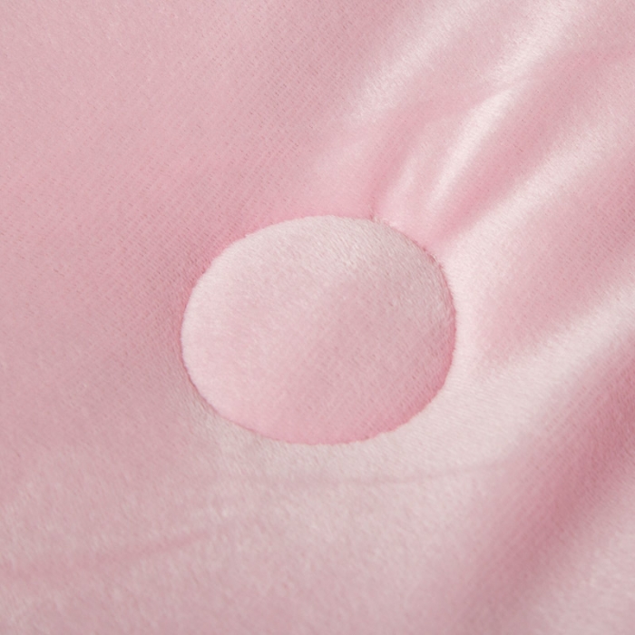 91家纺网 家纺一手货源 找家纺 被靠被 2023新款石墨烯科技发热被子系列 珊瑚粉