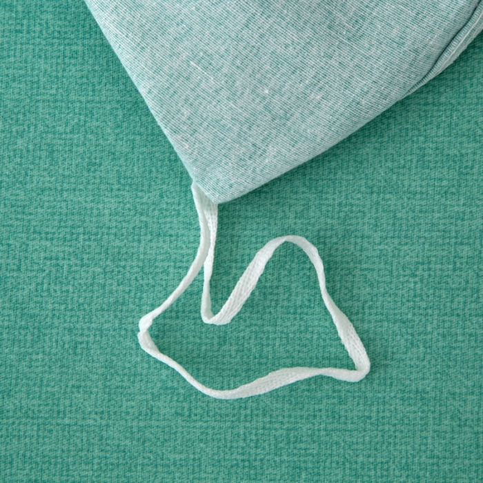 91家纺网 家纺一手货源 找家纺 金纱玉纺 2022新款全棉印花加厚磨毛四件套晨沐-绿