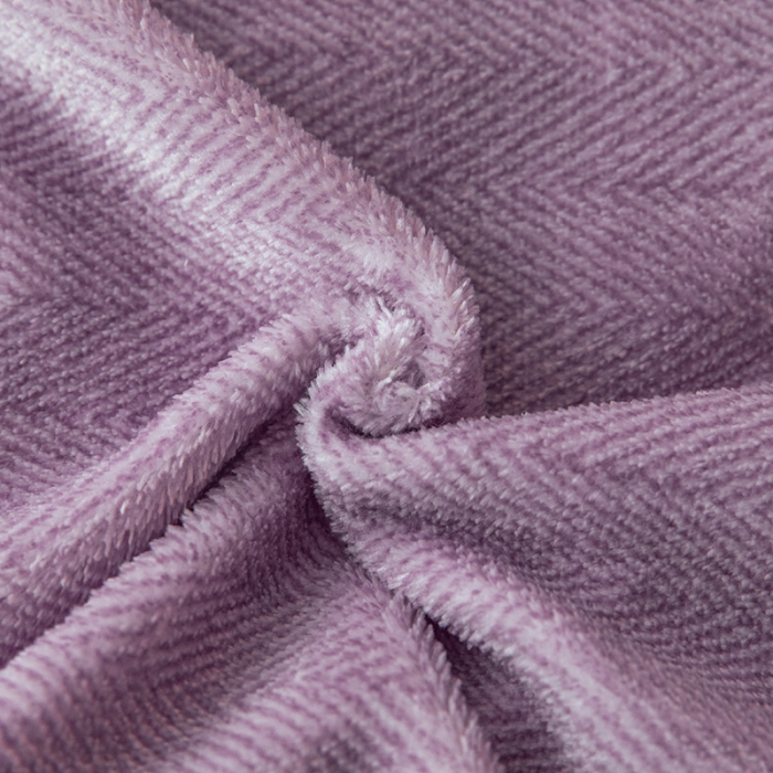 91家纺网 家纺一手货源 找家纺 纽缦 2022新款牛奶绒四件套爱之音系列 爱之音浅紫