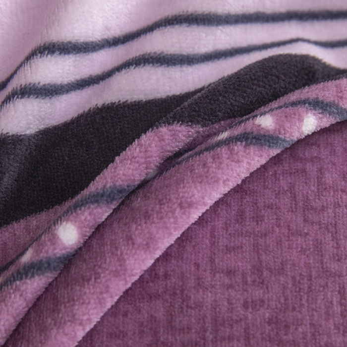 91家纺网 家纺一手货源 找家纺 纽缦 2022新款牛奶绒四件套 鹿有你（浪漫紫）