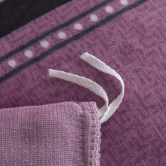 91家纺网 家纺一手货源 找家纺 纽缦 2022新款牛奶绒四件套 鹿有你（浪漫紫）