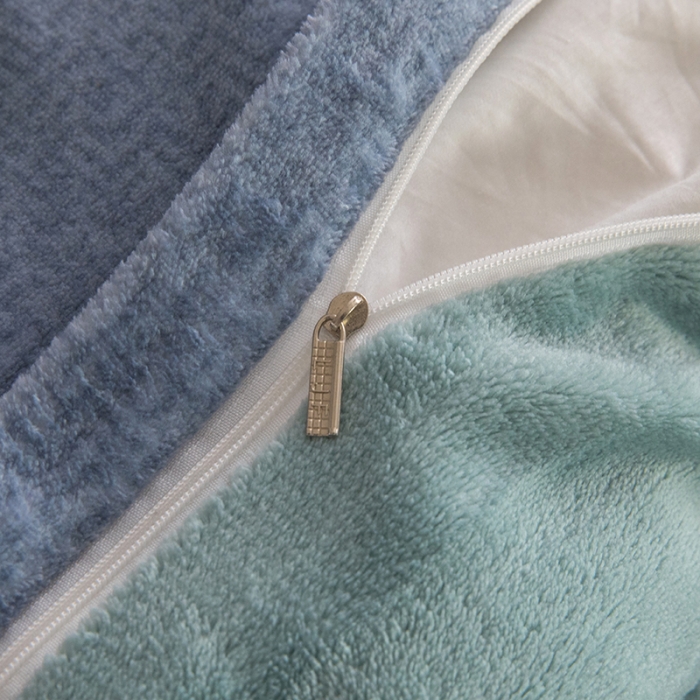 91家纺网 家纺一手货源 找家纺 纽缦 2022新款牛奶绒四件套 鹿有你（优雅蓝绿)