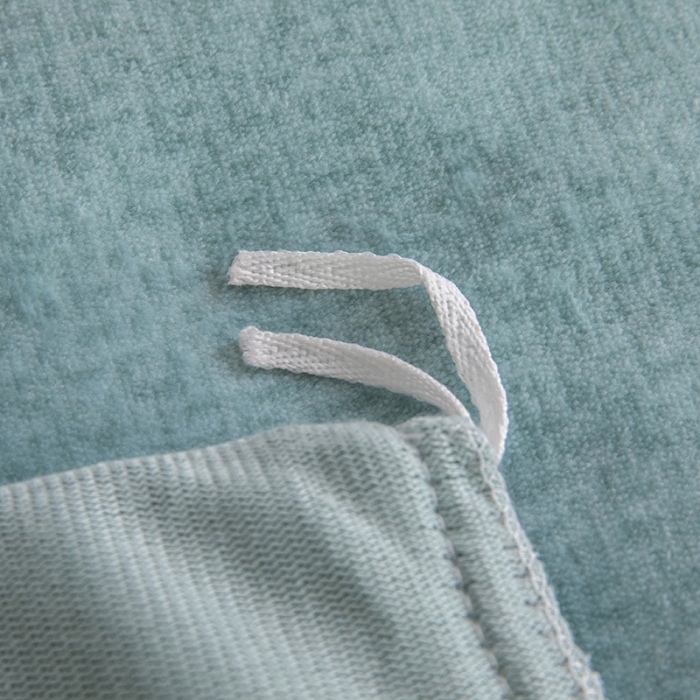 91家纺网 家纺一手货源 找家纺 纽缦 2022新款牛奶绒四件套 鹿有你（优雅蓝绿)