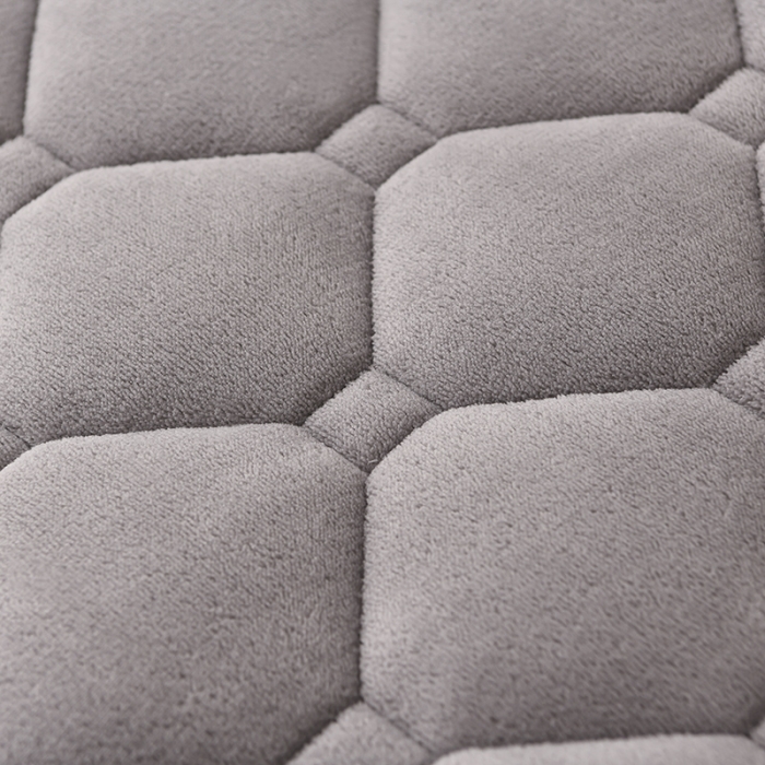 91家纺网 家纺一手货源 找家纺 亿丁点 2023新款牛奶绒乳胶记忆棉学生床垫 牛奶绒灰色（小床）