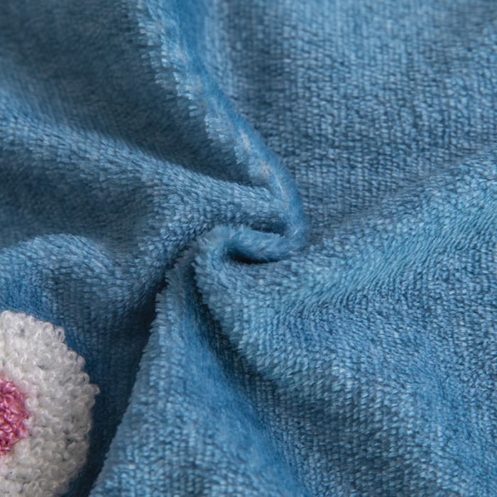 91家纺网 家纺一手货源 找家纺 纽缦 2022新款牛奶绒四件套梦幻花语系列 梦幻花语湖蓝