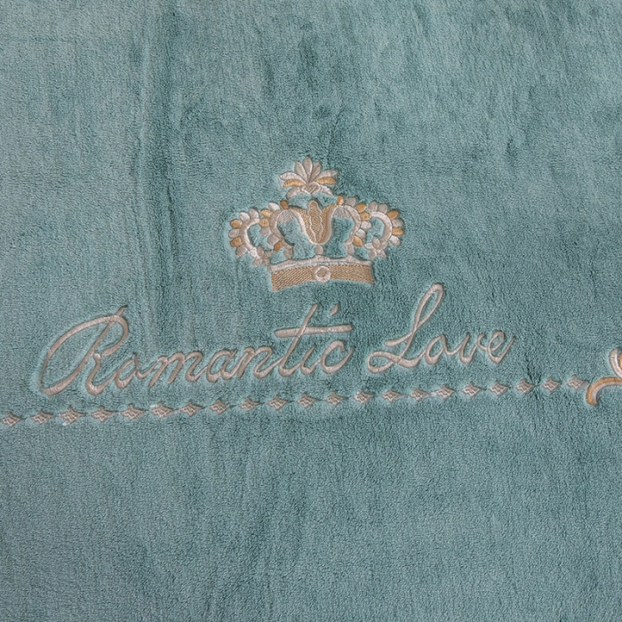 91家纺网 家纺一手货源 找家纺 纽缦 2022新款牛奶绒四件套时尚典范系列 时尚典范豆绿