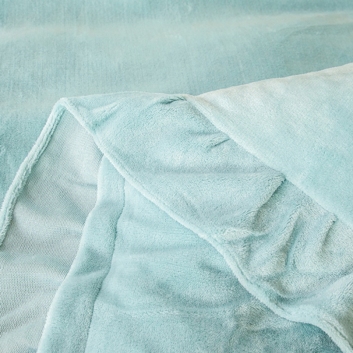 91家纺网 家纺一手货源 找家纺 纽缦 2022新款牛奶绒四件套唯爱系列 唯爱豆绿