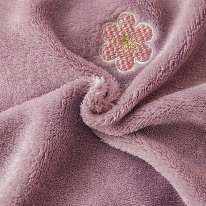 91家纺网 家纺一手货源 找家纺 纽缦 2022新款牛奶绒四件套唯爱系列 唯爱紫