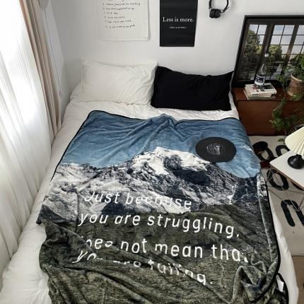 91家纺网 家纺一手货源 找家纺 （总）恋恋三季 2024新款310克设计师专版双面牛奶绒毛毯