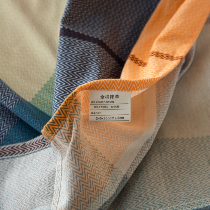 91家纺网 家纺一手货源 找家纺 乐视 2024新款加厚高密全棉磨毛四件套 安德烈