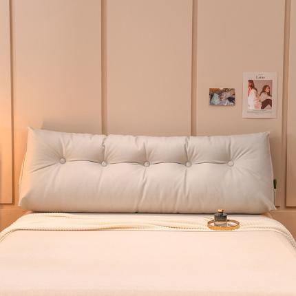 91家纺网 家纺一手货源 找家纺 （总）一兰2023新款免洗科技布三角靠垫榻榻米床头靠垫靠背