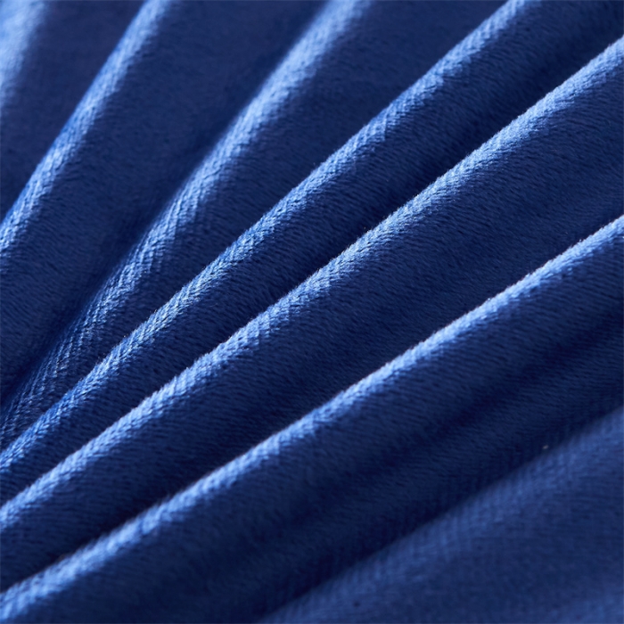 91家纺网 家纺一手货源 找家纺 十个点家纺 2024新款刺绣水晶绒床盖四件套 宝蓝