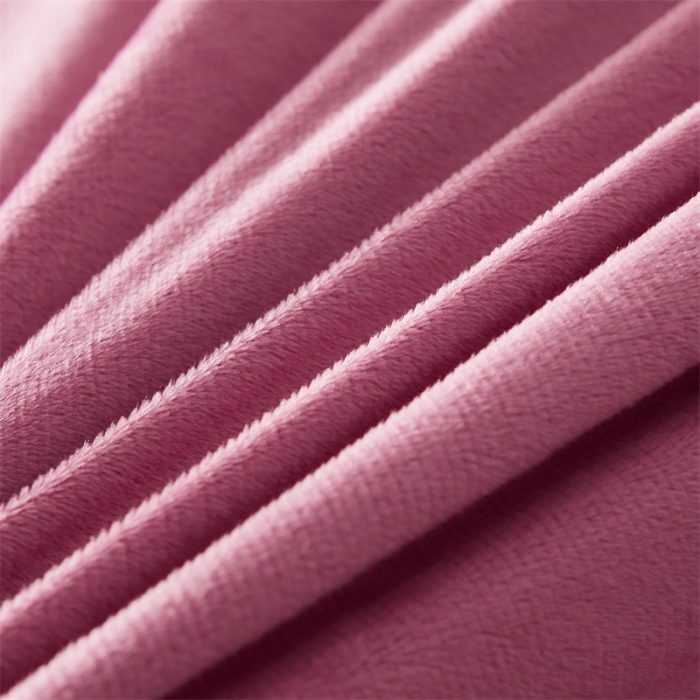 91家纺网 家纺一手货源 找家纺 十个点家纺 2024新款刺绣水晶绒床盖四件套 豆沙