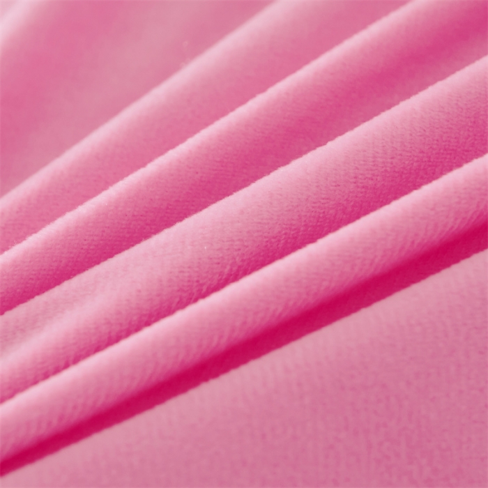 91家纺网 家纺一手货源 找家纺 十个点家纺 2024新款刺绣水晶绒床盖四件套 粉色