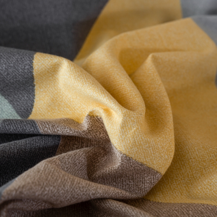 91家纺网 家纺一手货源 找家纺 乐视 2024新款加厚高密全棉磨毛被套 奥利尔