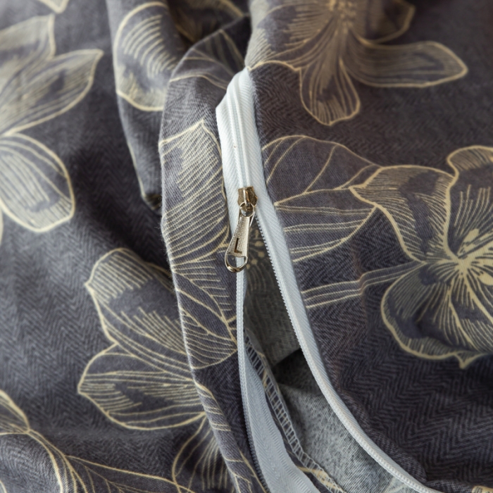 91家纺网 家纺一手货源 找家纺 乐视 2024新款加厚高密全棉磨毛被套 宛然