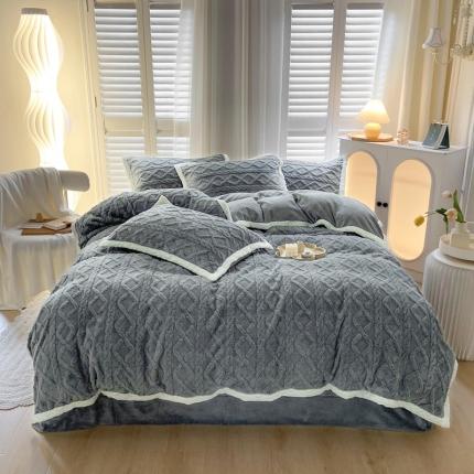 91家纺网 家纺一手货源 找家纺 (总)仟网汇 2022新款塔芙绒牛奶绒四件套