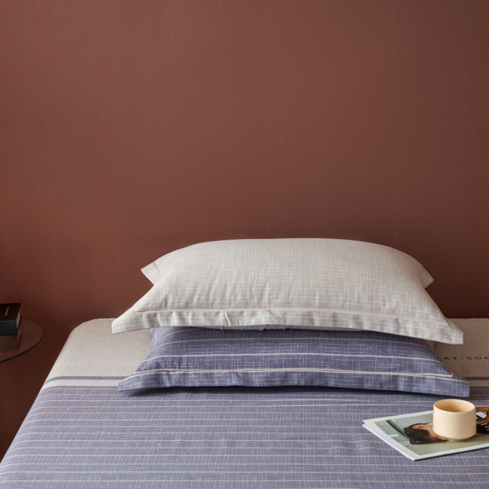 91家纺网 家纺一手货源 找家纺 乐视2024新款加厚高密全棉磨毛枕套 艾文