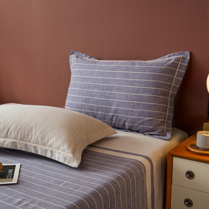 91家纺网 家纺一手货源 找家纺 乐视2024新款加厚高密全棉磨毛枕套 艾文